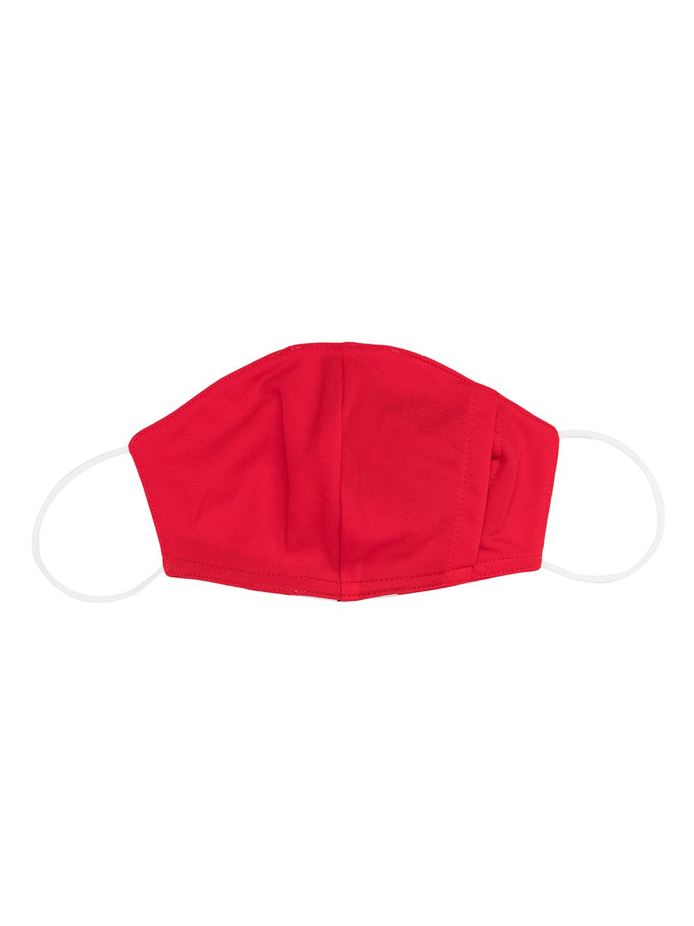 Shop Palm Angels Stripe Detail Face Mask In Red
