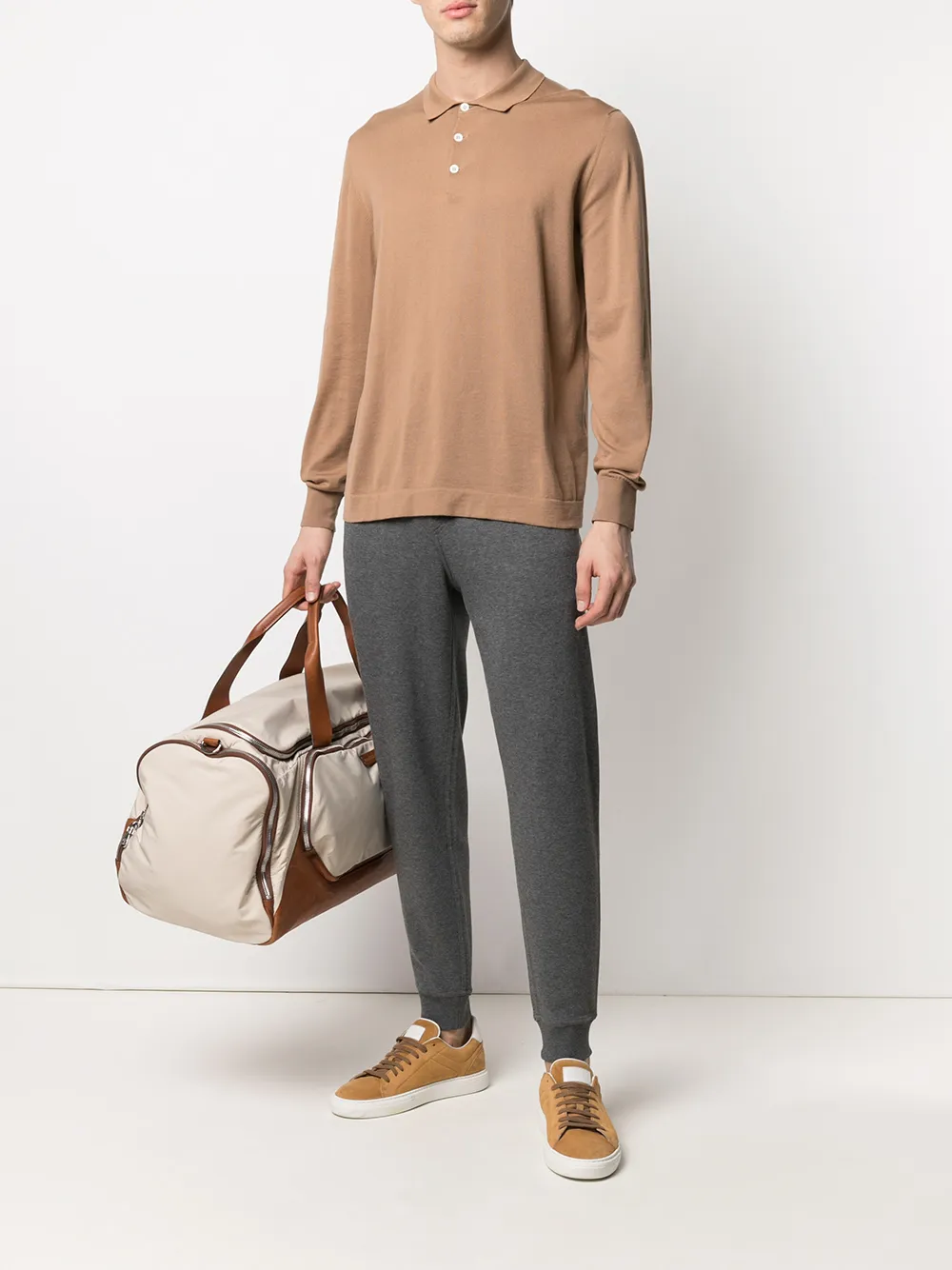 фото Brunello cucinelli спортивные брюки с кулиской