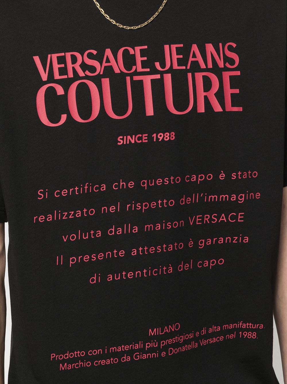 фото Versace jeans couture футболка с логотипом