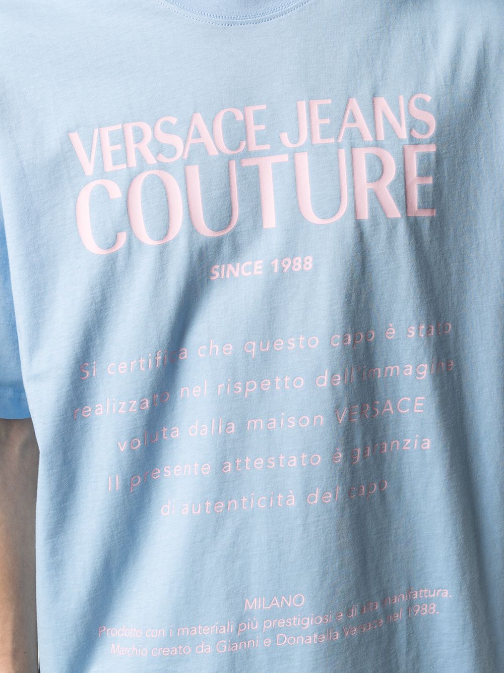 фото Versace jeans couture футболка с логотипом