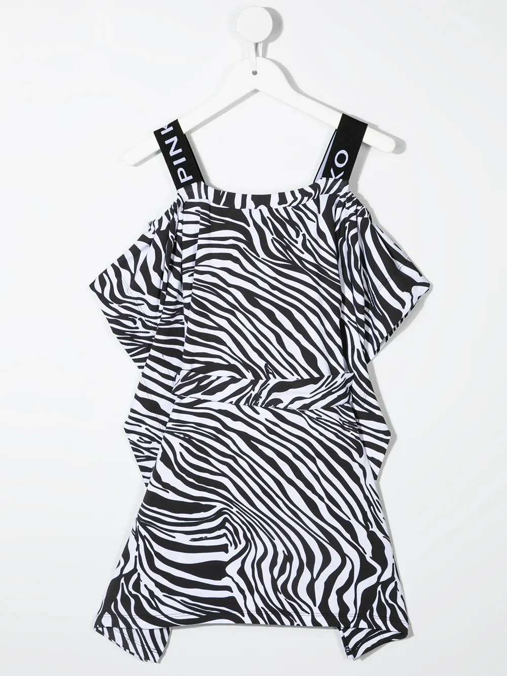 фото Pinko kids платье с зебровым принтом