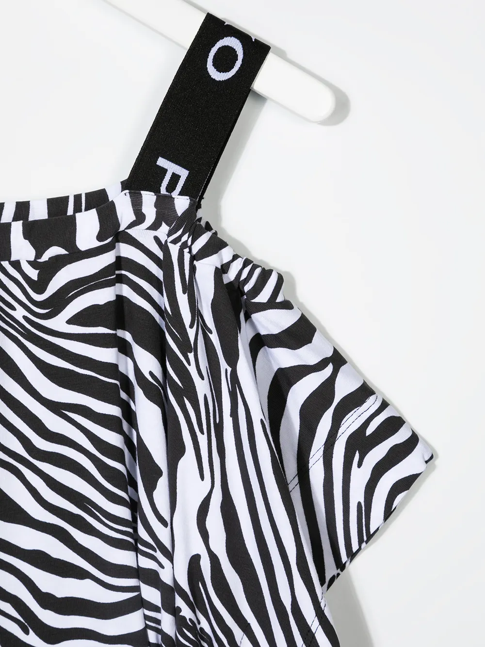 фото Pinko kids платье с зебровым принтом