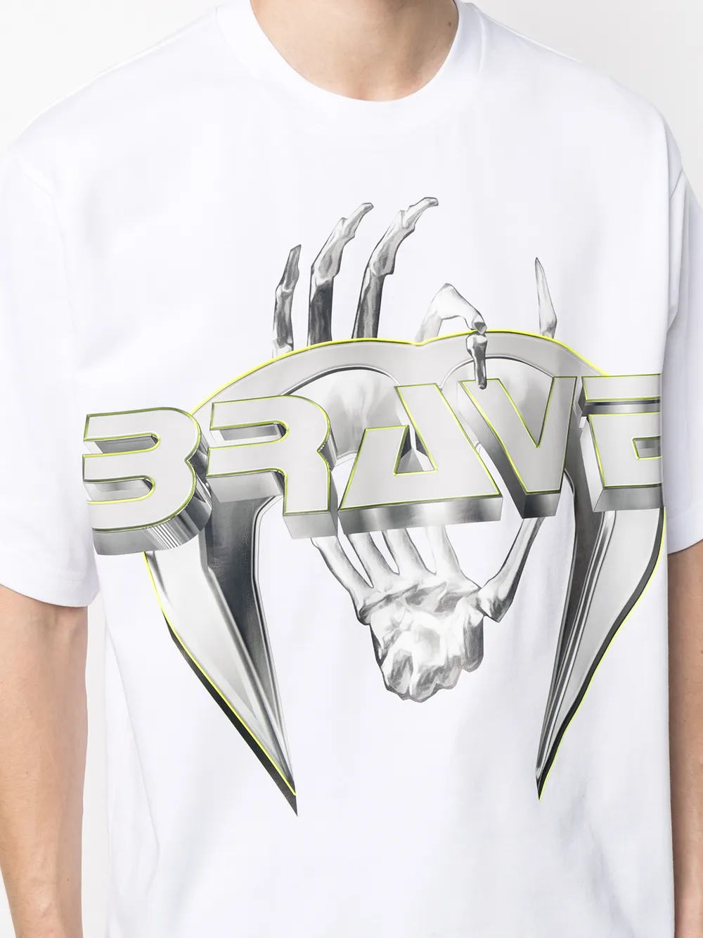 фото Diesel футболка с принтом brave