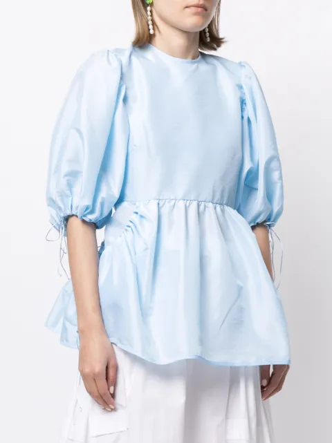 Cecilie Bahnsen Lulu Tunikatop Med Peplum - Farfetch