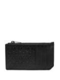 Saint Laurent debossed-monogram wallet - Black