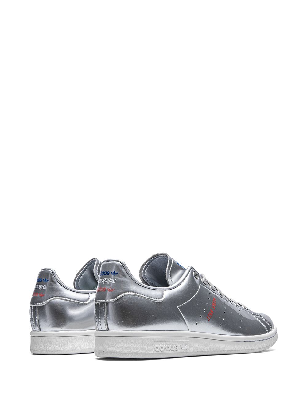 фото Adidas кроссовки stan smith silver metallic