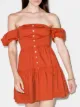 Imagem 2 de STAUD Vestido Elio ombro a ombro