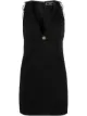 Image 1 of Elisabetta Franchi lace-trim sleeveless dress