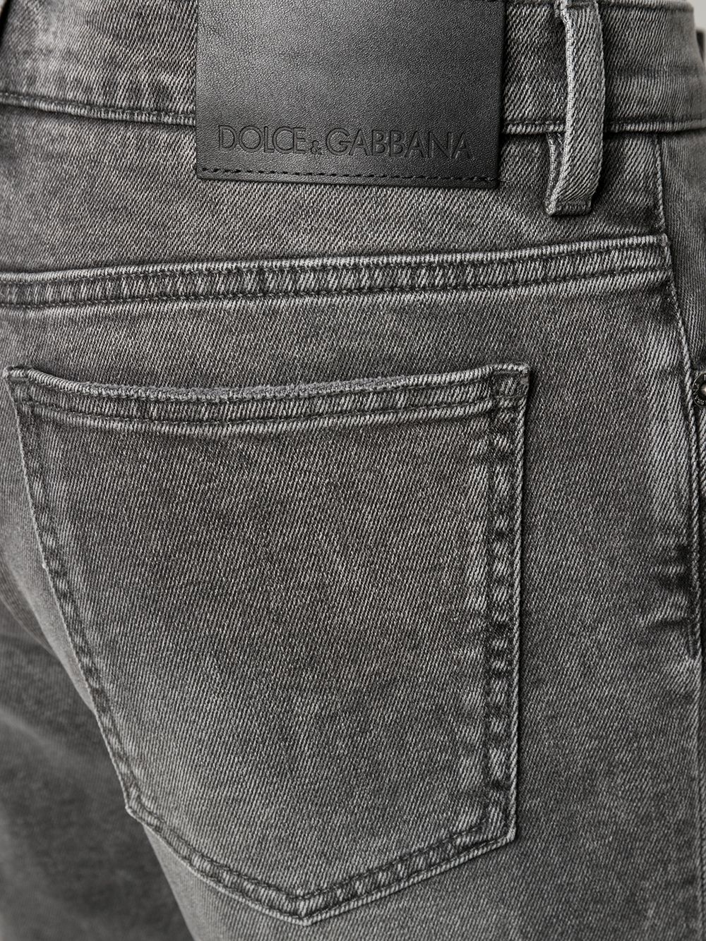 фото Dolce & gabbana джинсовые шорты с эффектом потертости
