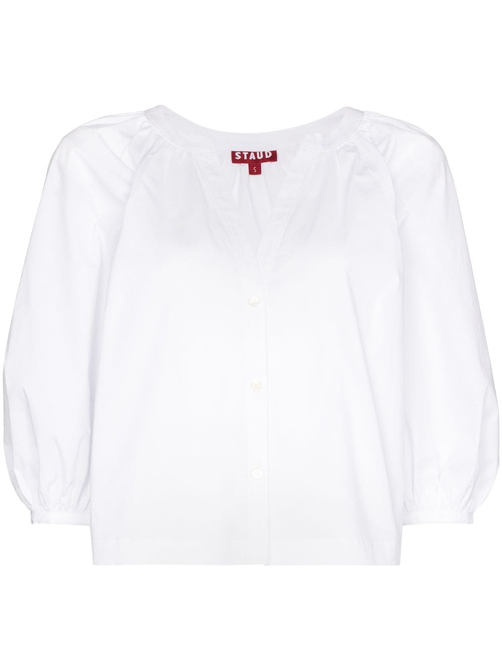 Staud New Dill Blouse In White | ModeSens