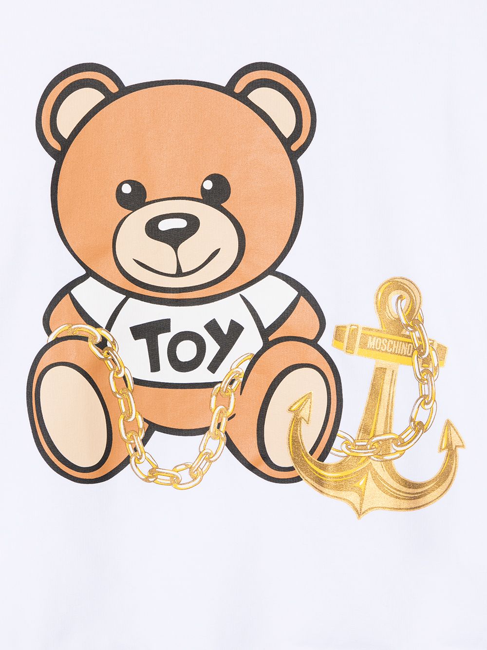 фото Moschino kids толстовка с принтом teddy