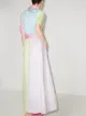 STAUD Millie stripe-print maxi dress