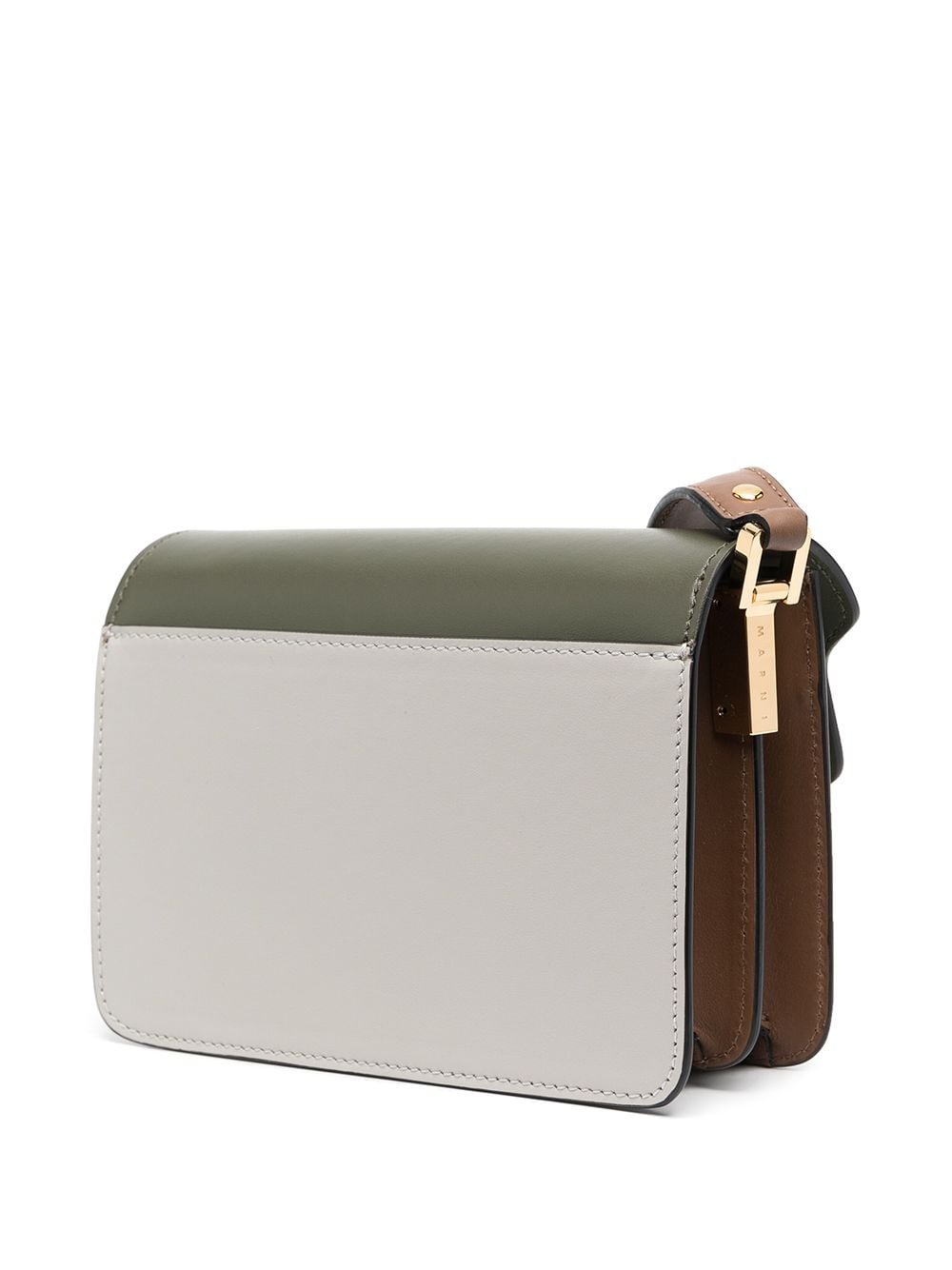 Marni Green & Grey Medium Trunk Bag