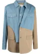 Image 1 of Feng Chen Wang panelled patchwork denim jacket