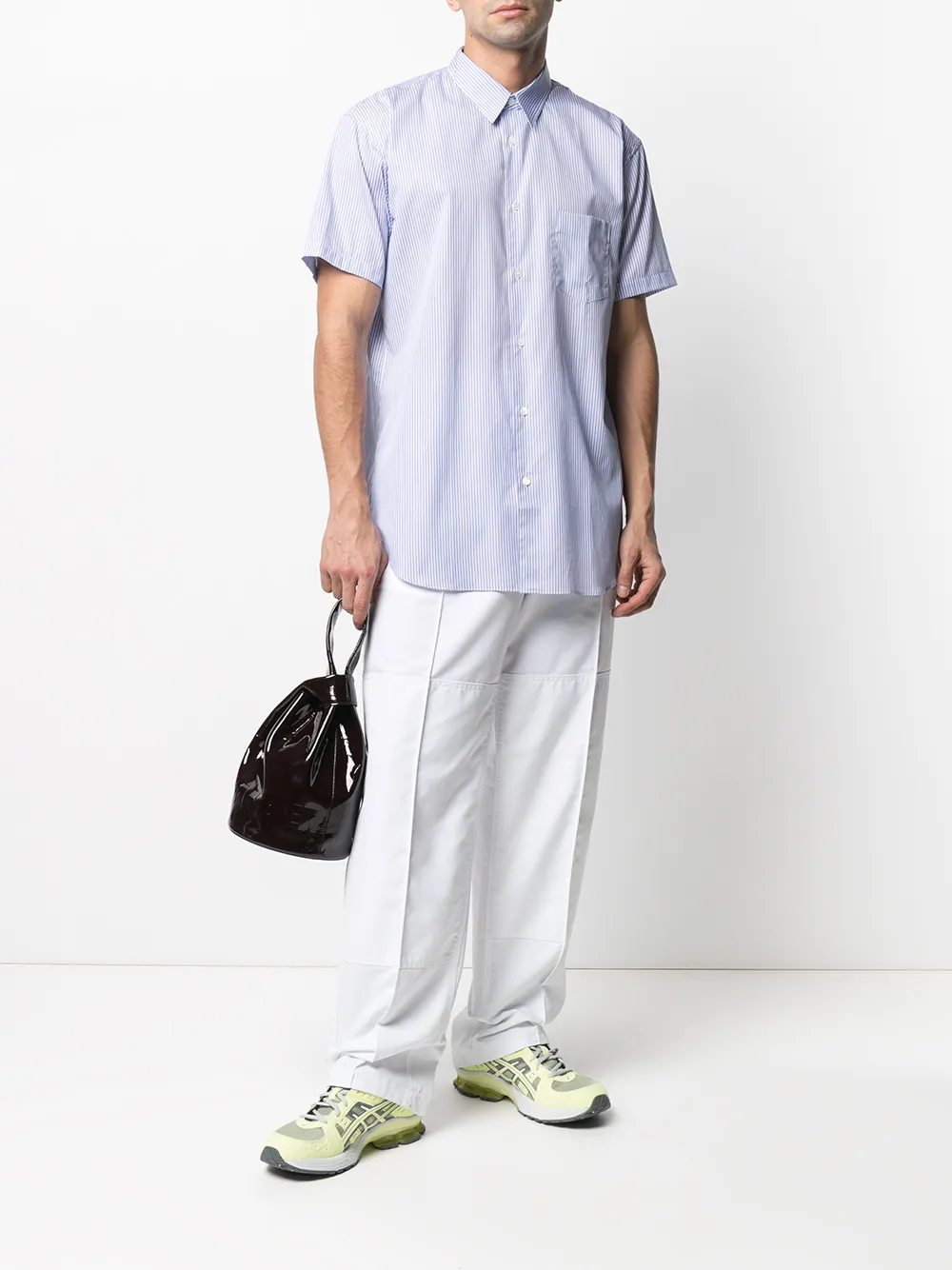 фото Comme des garçons shirt рубашка в полоску