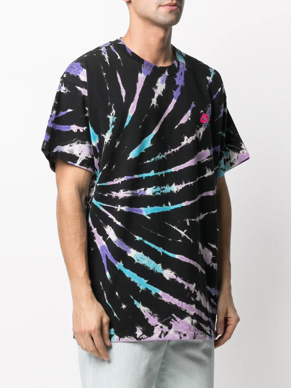 фото Nike футболка с короткими рукавами и принтом тай-дай
