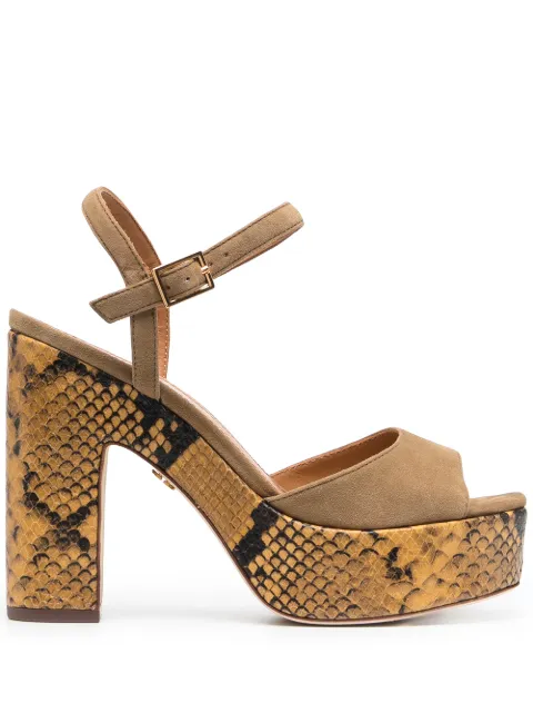 two part platform heels