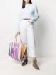 Image 2 of Isabel Marant large Darwen striped tote bag
