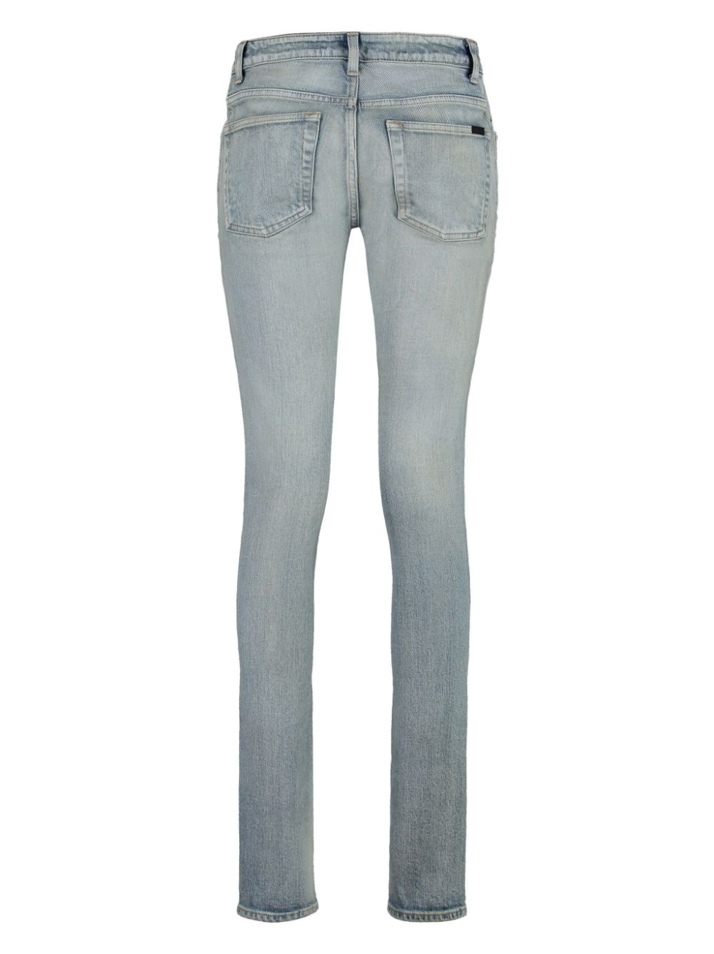 Saint Laurent skinny fit low rise jeans - Blue