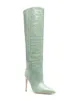 Image 2 of Paris Texas croco-embossed boots