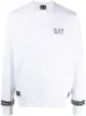 Image 1 of Ea7 Emporio Armani logo-tape detail sweatshirt