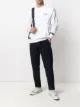 Image 2 of Ea7 Emporio Armani logo-tape detail sweatshirt