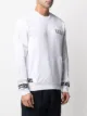 Ea7 Emporio Armani logo-tape detail sweatshirt