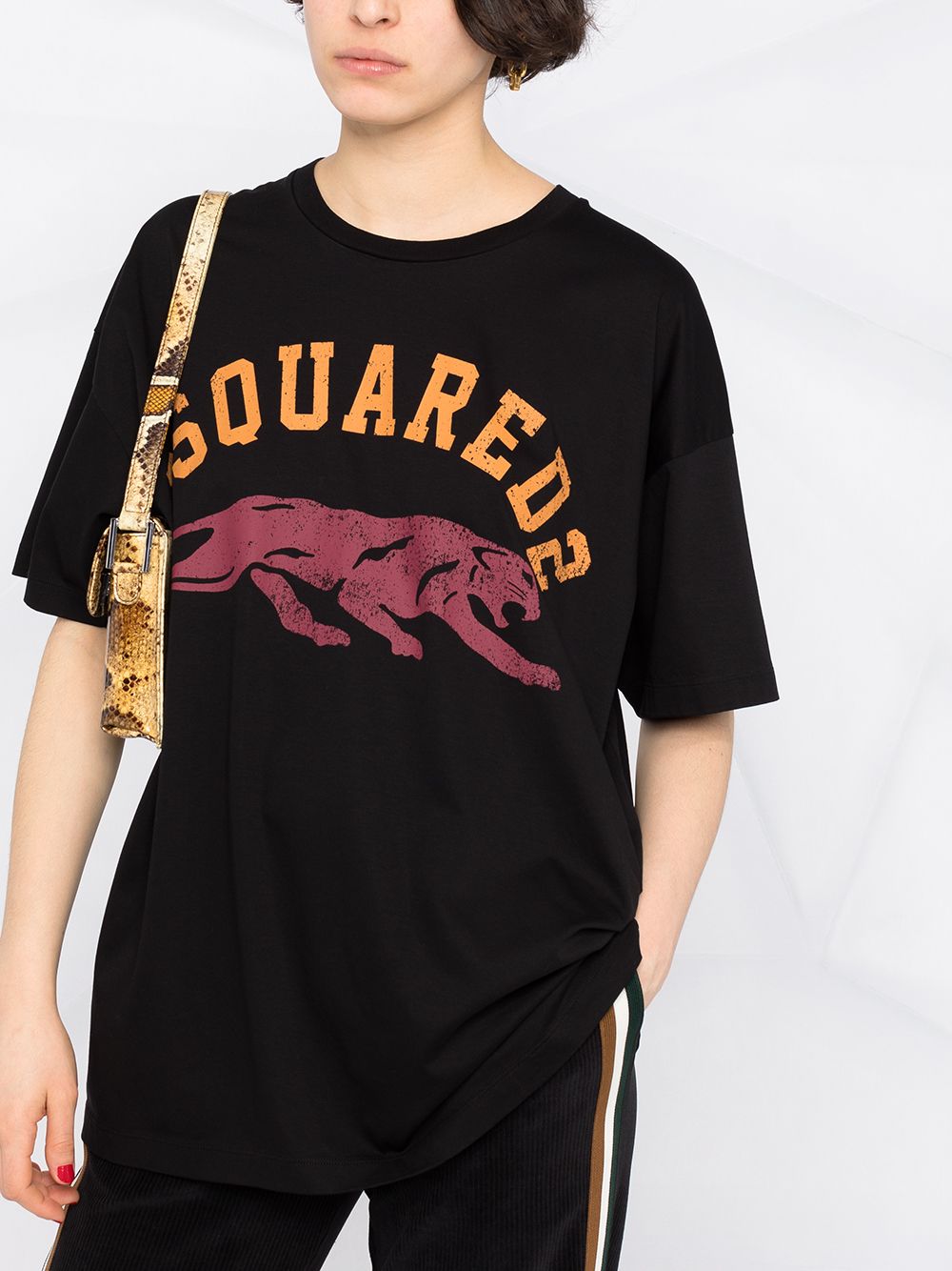 Dsquared2 jaguar-print Oversized T-shirt - Farfetch