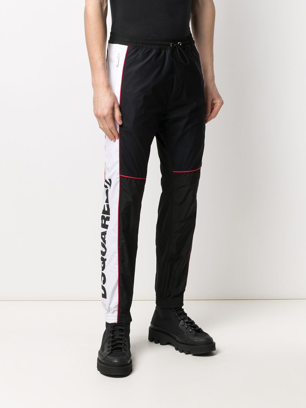 Dsquared2 Straight-leg Track Pants In Schwarz | ModeSens