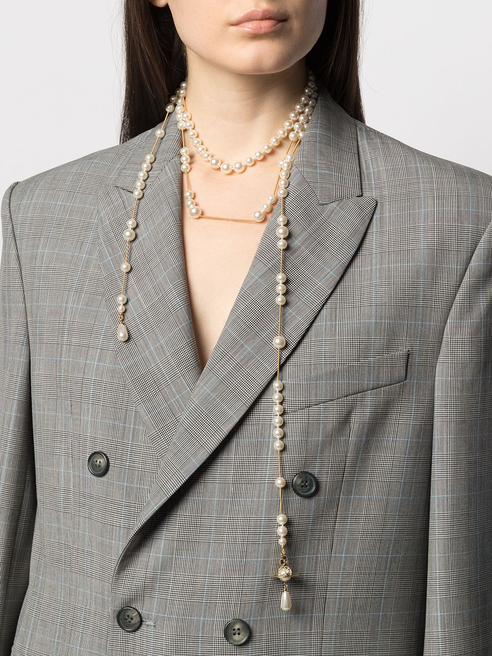 Broken pearl deals necklace vivienne westwood