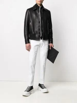 neil barrett leather jacket