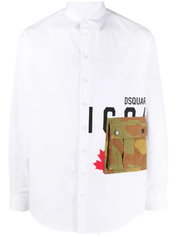 dsquared2 long sleeve shirt
