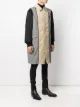 Dsquared2 пальто длины миди в технике пэчворк