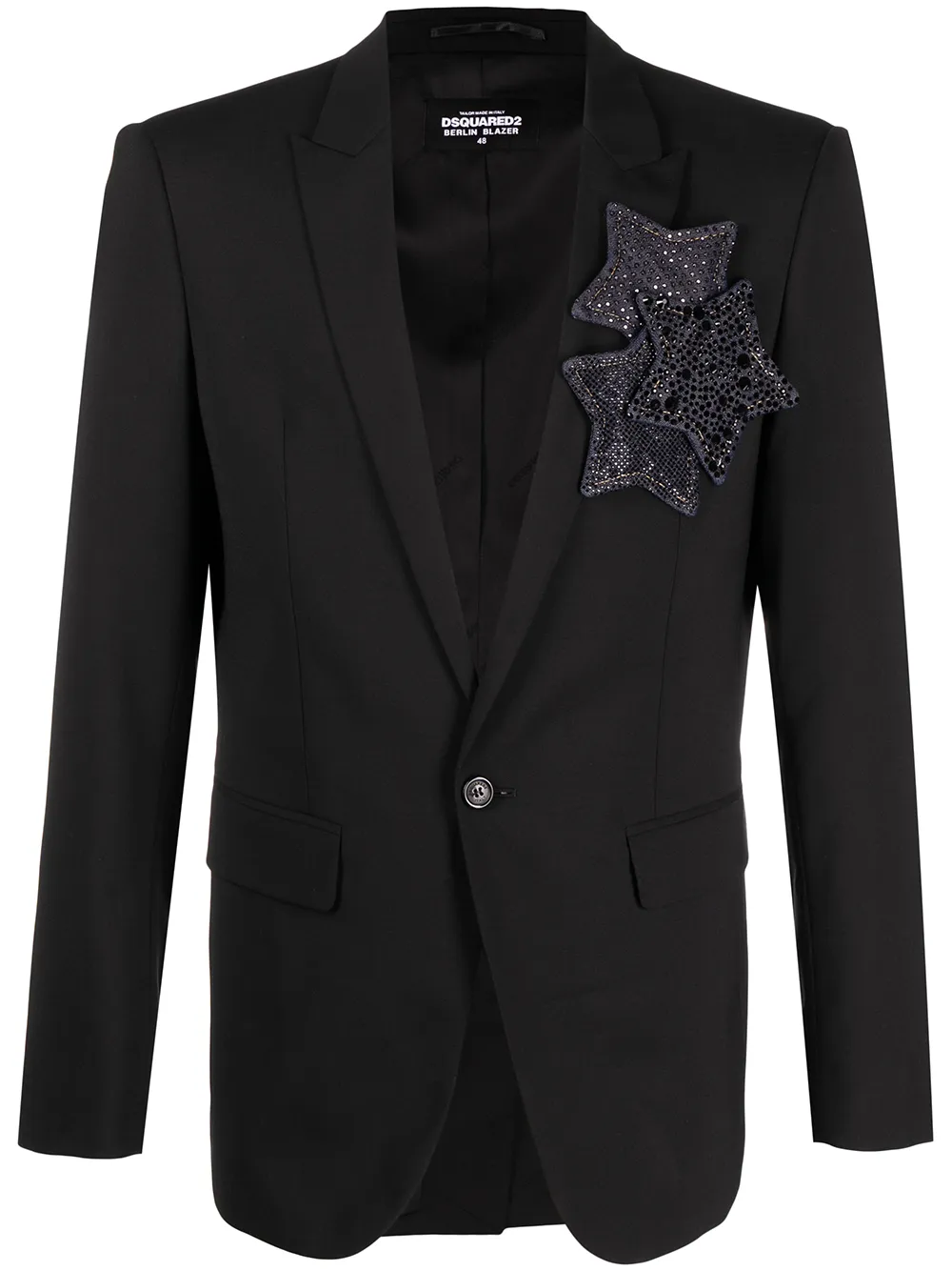 

Dsquared2 appliqué suit jacket - Black