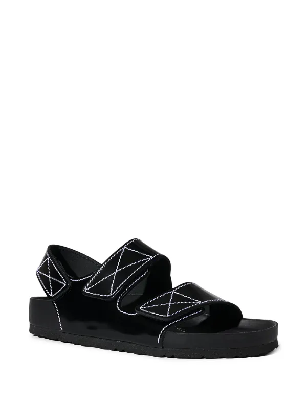 BIRKENSTOCK Milano BS ブラック 42 Birkenstock x Birkenstock Milano Sandals | Black | FARFETCH RO