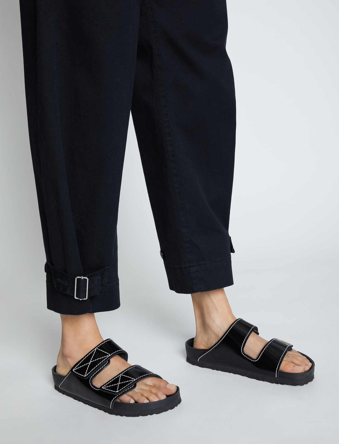 Birkenstock X Proenza Schouler Milano Sandals in black | Proenza Schouler