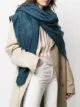 Image 2 of Chanel Pre-Owned 2020s CC pattern cashmere maxi scarf