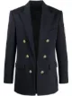 Image 1 of Balmain embroidered logo-patch blazer