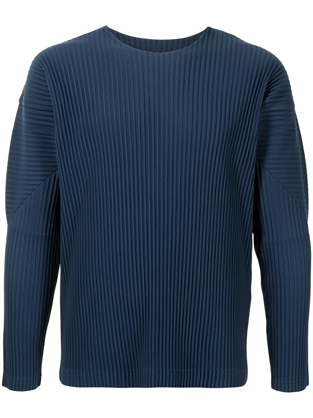 фото Homme plissé issey miyake плиссированный пуловер с круглым вырезом