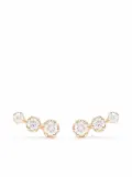 Dinny Hall 14kt yellow gold Elyhara diamond trio stud earrings