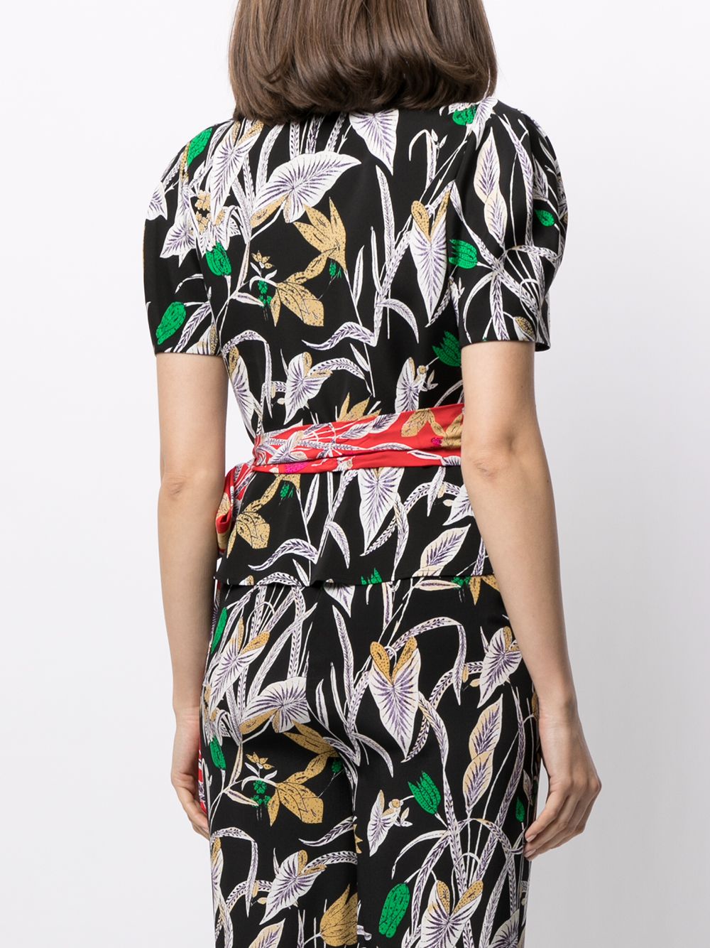 фото Dvf diane von furstenberg alexia botanical-print blouse