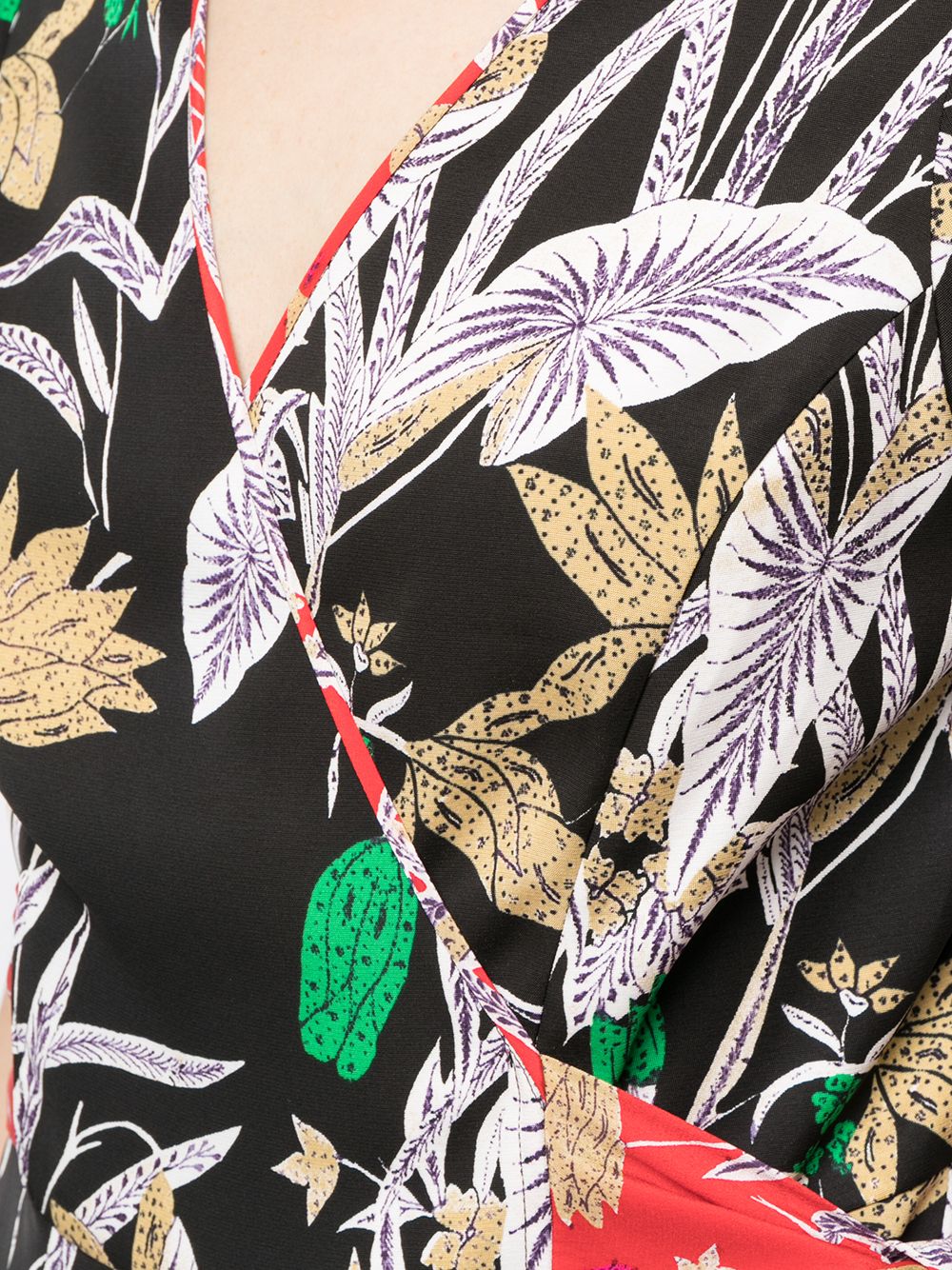 фото Dvf diane von furstenberg alexia botanical-print blouse