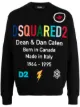 Image 1 of Dsquared2 logo-print long-sleeve sweatshirt