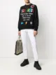 Image 2 of Dsquared2 logo-print long-sleeve sweatshirt