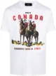 Image 1 of Dsquared2 Born in Canada print T-shirt