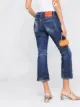 Dsquared2 Cropped-Jeans in Distressed-Optik