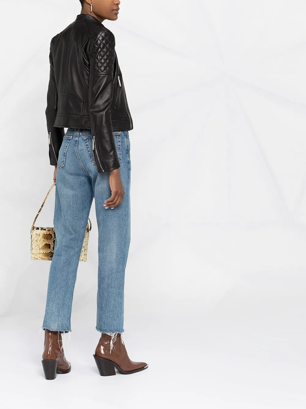фото Dsquared2 байкерская куртка с бантом