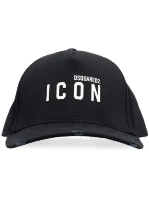 DSQUARED2 ロゴ バケットハット | ブラック | FARFETCH JP