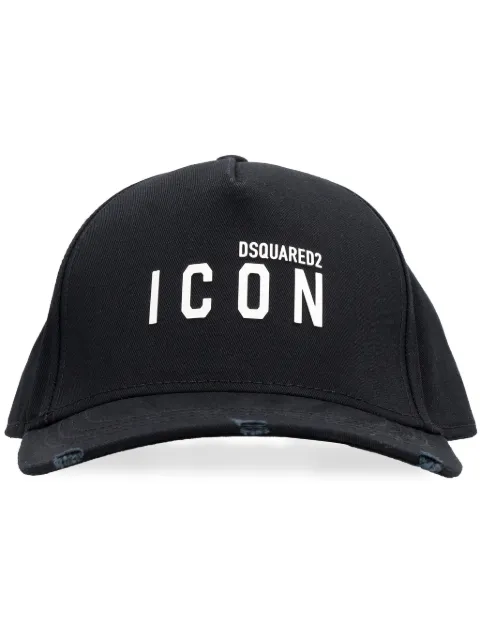 DSQUARED2 gorra con paneles y logo estampado