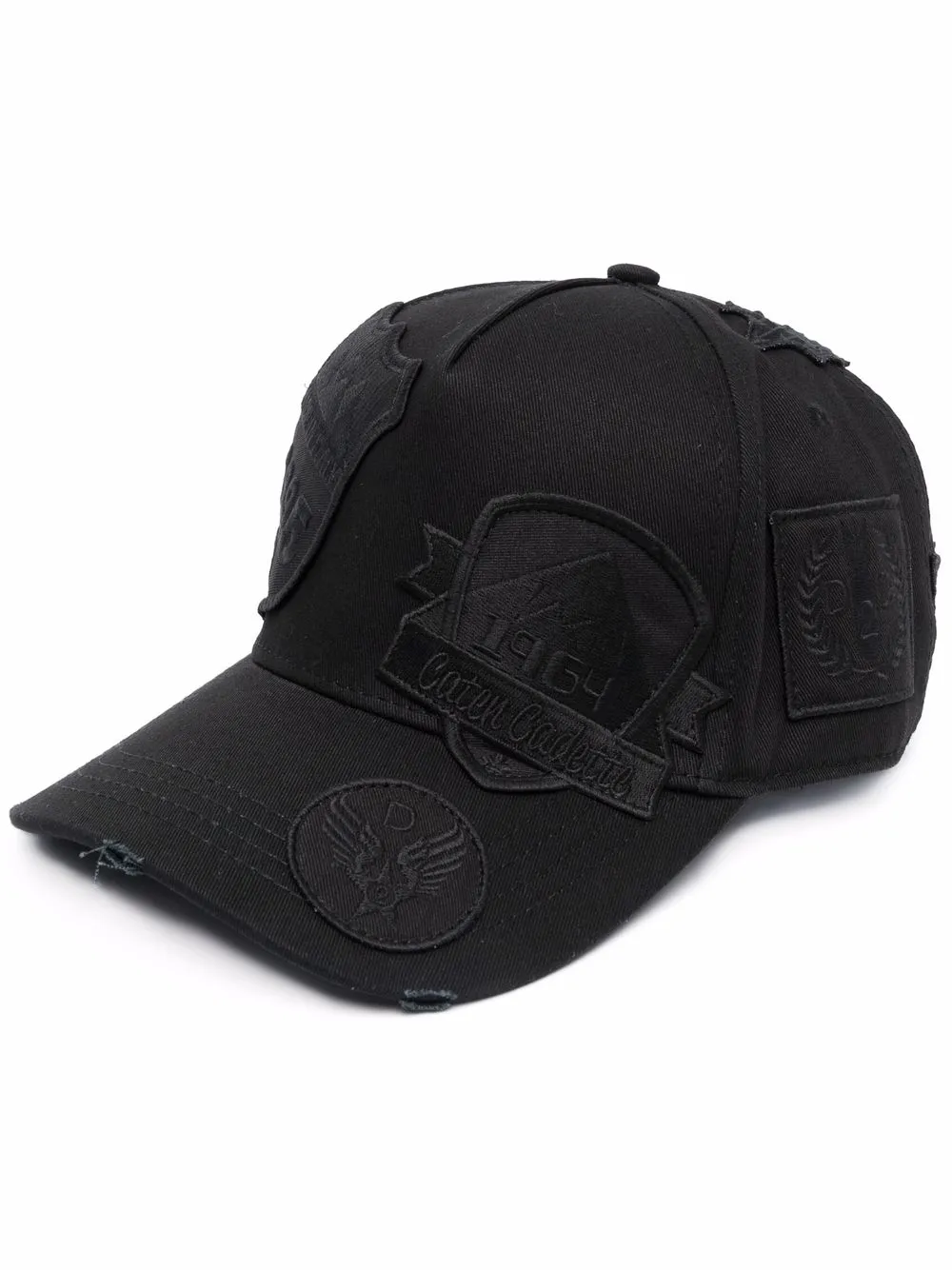 

Dsquared2 gorra con parche del logo bordado - Negro